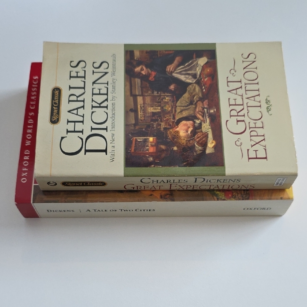 Charles Dickens Classic Books - Great Expectations And A Tale Of Two Cities - Picture 8 of 8